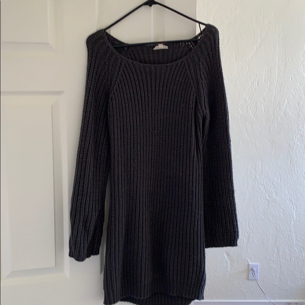 Chunky mini sweater dress